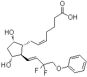 structure of CAS# 209860-88-8, Tafluprost (free acid)