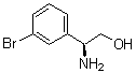 structure of CAS# 209963-05-3, (betaS)-beta-Amino-3-bromobenzeneethanol
