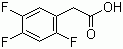 2,4,5-三氟苯乙酸分子结构 (CAS 209995-38-0)