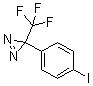 structure of CAS# 210107-38-3, 3-(4-Iodophenyl)-3-(trifluoromethyl)-3H-diazirine