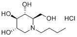 米格鲁他盐酸盐分子结构 (CAS 210110-90-0)