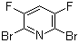 structure of CAS# 210169-13-4, 2,6-二溴-3,5-二氟吡啶