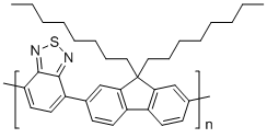 structure of CAS# 210347-52-7, 9,9-二辛基芴-2,1,3-苯并噻二唑共聚物