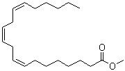 structure of CAS# 21061-10-9, cis-8,11,14-Eicosatrienoic acid methyl ester