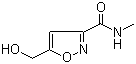 structure of CAS# 210641-15-9, 5-(Hydroxymethyl)-N-methylisoxazole-3-carboxamide