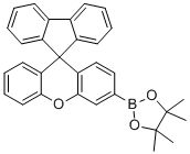 structure of CAS# 2106888-81-5, 4,4,5,5-四甲基-2-(螺[芴-9,9'-氧杂蒽]-3'-基)-1,3,2-二氧硼杂环戊烷