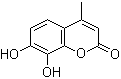 structure of CAS# 2107-77-9, 7,8-二羟基-4-甲基香豆素