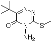 structure of CAS# 21087-64-9, Metribuzin