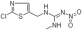 Clothianidin molecular structure (CAS 210880-92-5)