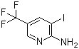3-碘-5-(三氟甲基)吡啶-2-胺分子结构 (CAS 211308-82-6)