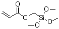 structure of CAS# 21134-38-3, Acryloxymethyltrimethoxysilane