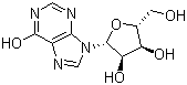 L-肌苷分子结构 (CAS 21138-24-9)