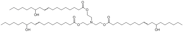CAS # 211448-70-3, Diquafosol Impurity 2, 2-[bis[2-[(Z,12R)-12-hydroxyoctadec-9-enoyl]oxyethyl]amino]ethyl (Z,12R)-12-hydroxyoctadec-9-enoate