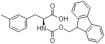 Fmoc-L-3-甲基苯丙氨酸分子结构 (CAS 211637-74-0)