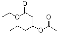 structure of CAS# 21188-61-4, Ethyl 3-acetoxyhexanoate