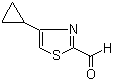4-环丙基噻唑-2-甲醛分子结构 (CAS 211942-97-1)