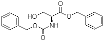 structure of CAS# 21209-51-8, N-(Benzyloxycarbonyl)-L-serine benzyl ester
