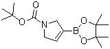 structure of CAS# 212127-83-8, 1-叔丁氧羰基-2,5-二氢-1H-吡咯-3-硼酸频哪醇酯