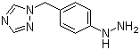 structure of CAS# 212248-62-9, 1-(4-肼基苯基)甲基-1,2,4-三氮唑