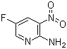 2-氨基-3-硝基-5-氟吡啶分子结构 (CAS 212268-12-7)