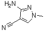3-氨基-1-甲基-1H-吡唑-4-甲腈分子结构 (CAS 21230-50-2)