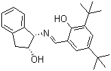 structure of CAS# 212378-89-7, (1S,2R)-1-[(3,5-Di-tert-butyl-2-hydroxybenzylidene)amino]-2-indanol