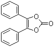 4,5-二苯基-1,3-二氧戊环烯-2-酮分子结构 (CAS 21240-34-6)