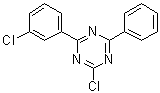 2-氯-4-(3-氯苯基)-6-苯基-1,3,5-三嗪分子结构 (CAS 2125473-29-0)