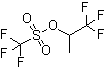 1,1,1-三氟丙烷-2-基三氟甲烷磺酸酯分子结构 (CAS 212556-43-9)