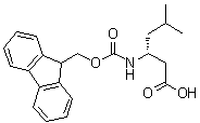 structure of CAS# 212688-54-5, (3R)-3-[[(9H-芴-9-基甲氧基)羰基]氨基]-5-甲基己酸