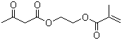 structure of CAS# 21282-97-3, 3-Oxo-butyric acid 2-(2-methylacryloyloxy)ethyl ester