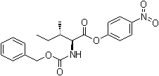 structure of CAS# 2130-99-6, N-苄氧羰基-L-异亮氨酸 4-硝基苯基酯