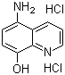 structure of CAS# 21302-43-2, 5-氨基-8-羟基喹啉二盐酸盐