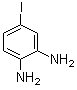 4-碘-1,2-苯二胺分子结构 (CAS 21304-38-1)