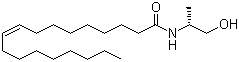(Z)-(R)-N-((2-羟基-1-甲基)乙基)-9-烯十八酰胺分子结构 (CAS 213182-22-0)