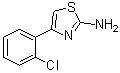 2-氨基-4-(2-氯苯基)噻唑分子结构 (CAS 21344-90-1)
