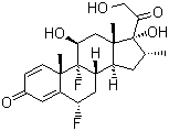 structure of CAS# 2135-17-3, Flumethasone