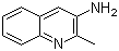 3-氨基-2-甲基喹啉分子结构 (CAS 21352-22-7)