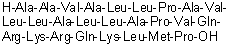 structure of CAS# 213546-53-3, L-Alanyl-L-alanyl-L-valyl-L-alanyl-L-leucyl-L-leucyl-L-prolyl-L-alanyl-L-valyl-L-leucyl-L-leucyl-L-alanyl-L-leucyl-L-leucyl-L-alanyl-L-prolyl-L-valyl-L-glutaminyl-L-arginyl-L-lysyl-L-arginyl-L-glutaminyl-L-lysyl-L-leucyl-L-methionyl-L-proline