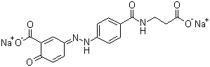 CAS 登录号：213594-60-6, 巴柳氮二钠, 5-[[4-(2-羧乙基)氨甲酰基]苯偶氮基]水杨酸二钠盐