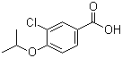 structure of CAS# 213598-07-3, 3-氯-4-异丙氧基苯甲酸