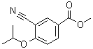 3-氰基-4-异丙氧基苯甲酸甲酯分子结构 (CAS 213598-11-9)