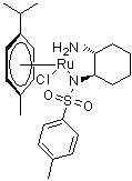 structure of CAS# 213603-12-4, [N-((1R,2R)-2-氨基环己基)-4-甲基苯磺酰氨基](1-异丙基-4-甲基苯)氯化钌