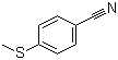 structure of CAS# 21382-98-9, 4-甲硫基苯甲腈