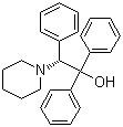 (R)-(-)-2-哌啶基-1,1,2-三苯基乙醇分子结构 (CAS 213995-12-1)