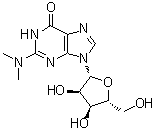 structure of CAS# 2140-67-2, N2,N2-二甲基鸟苷
