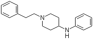 structure of CAS# 21409-26-7, 4-苯基氨基-1-苯乙基哌啶