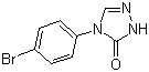 4-(4-溴苯基)-2,4-二氢-3H-1,2,4-三唑-3-酮分子结构 (CAS 214117-50-7)