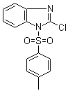2-氯-1-[(4-甲基苯基)磺酰基]-1H-苯并咪唑分子结构 (CAS 214147-57-6)