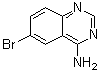 structure of CAS# 21419-48-7, 6-Bromo-4-quinazolinamine